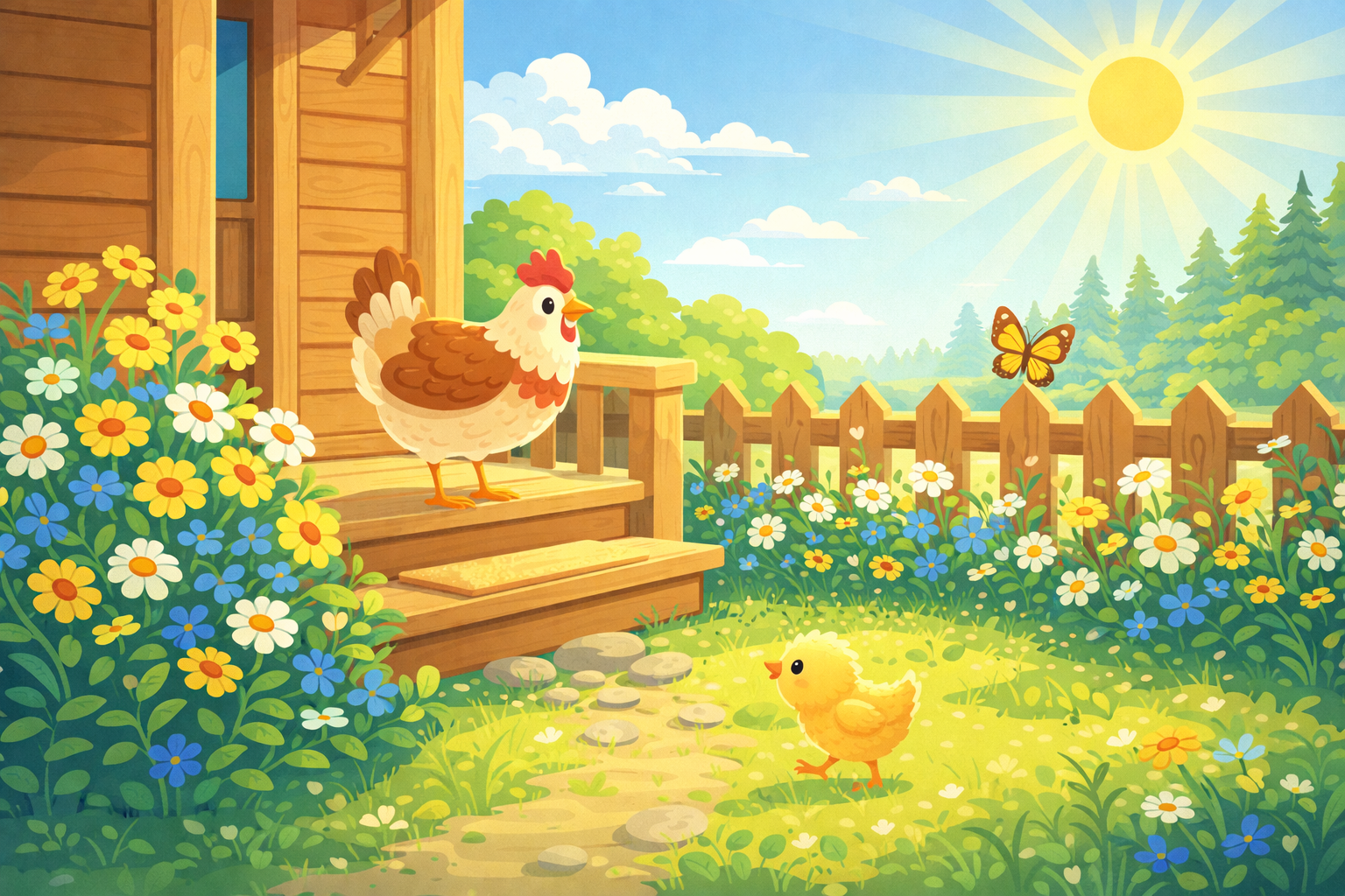 Сцена для описания со звуком [Ц]