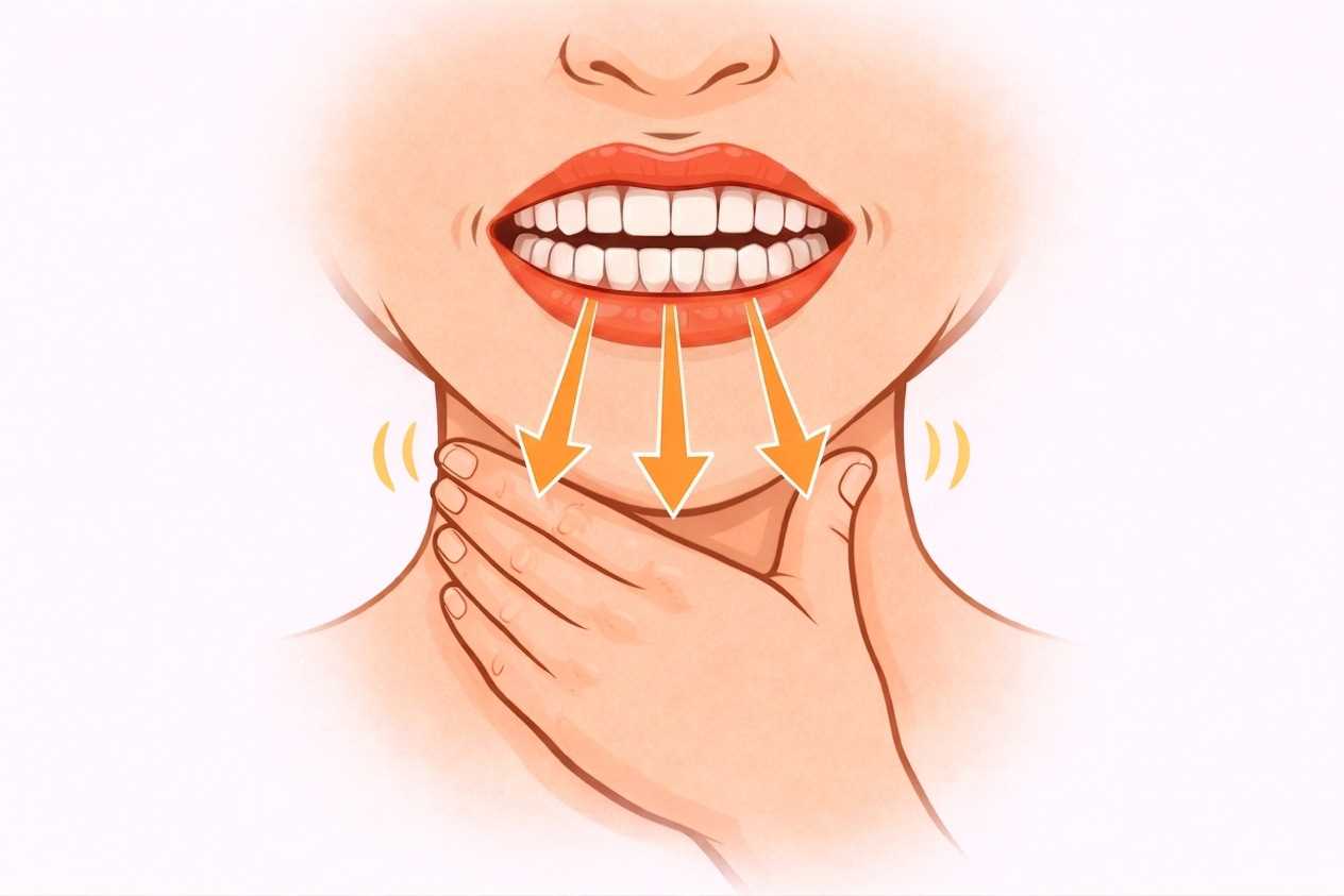 Жужжание: схема рта
